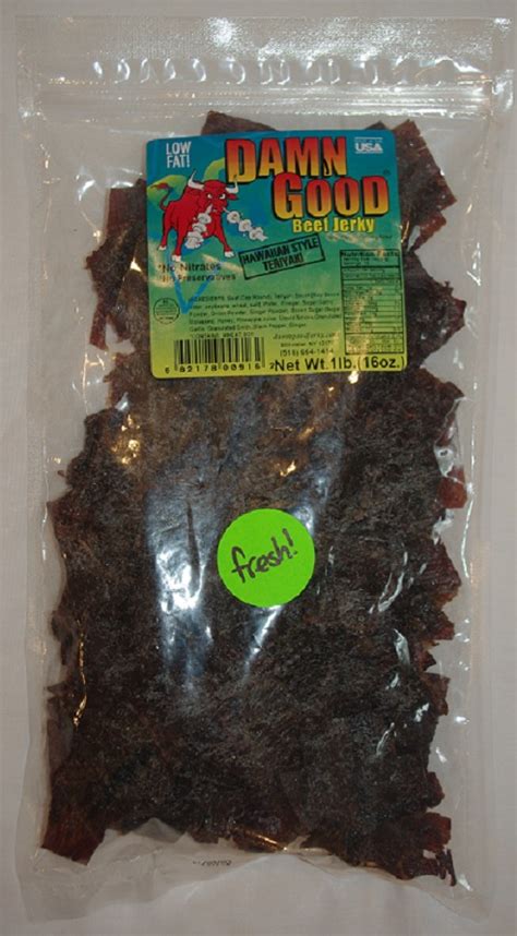 1 Full Pound Of Hawaiian Teriyaki Beef Jerky