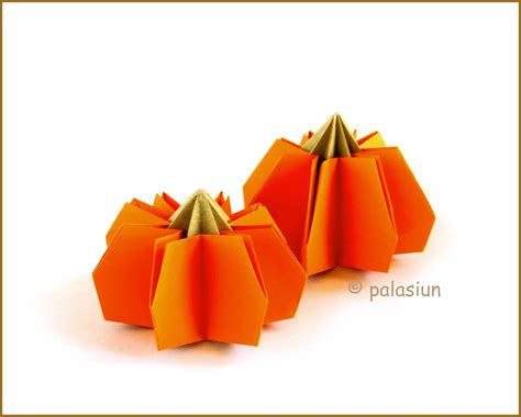 Origami Pumpkin Origami Pumpkin Origami Easy Origami