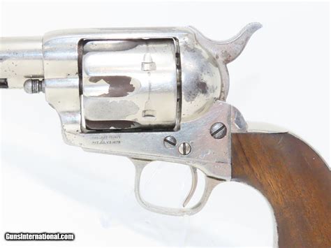 Antique Colt 45 Peacemaker Black Powder Frame Single Action Army