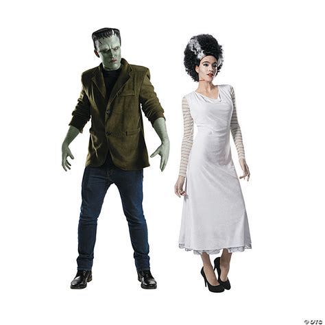 adult s universal monster™ frankenstein s monster and bride of frankenstein couples costumes