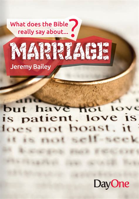 What Does The Bible Really Say Aboutmarriage Day One Publications