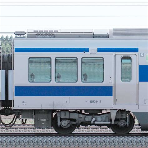 jr東日本e531系サロe531 17の側面写真｜railfile jp｜鉄道車両サイドビューの図鑑