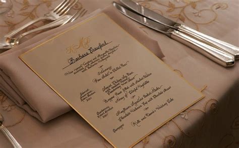 Calligraphy By Candi Menus