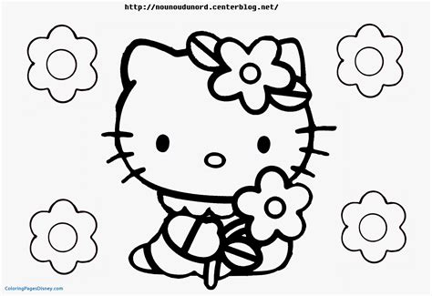Coloriage Hello Kitty à Imprimer