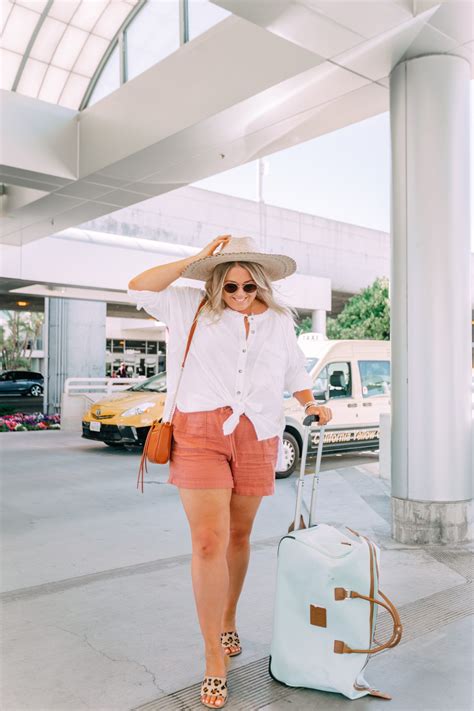Airport Outfit For Summer Packing For A Summer Vacation With