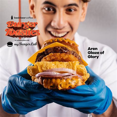 Bask Bear Coffee Launches Aren Glaze Of Glory Burger Toastie With Sweet