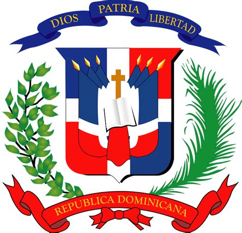 download dominican republic coat of arms royalty free vector graphic pixabay