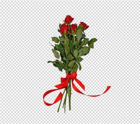 Rosas Vermelhas Flores Png Psd Premium