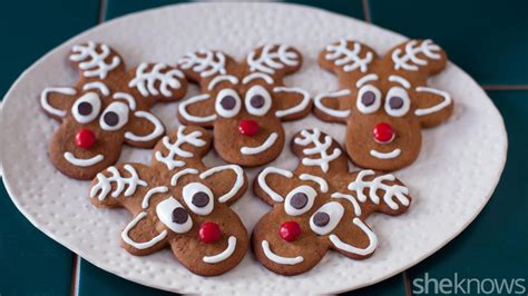 When the gingerbread man was done, the little old woman opened the oven door, but before she could take him out, the gingerbread man jumped up and ran through the kitchen and out of the. Gingerbread reindeer cookies are a cute new take on a ...