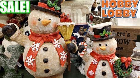 Hobby Lobby Christmas Decorations Sale Snowman And Vintage Shop