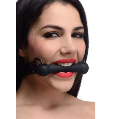 Buy Fixation Oral Open Mouth Gag Silicone Bone Bit Gag Bdsm Bondage Harness Women Online At