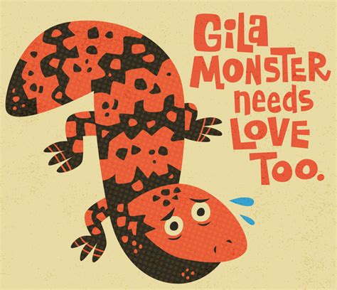 Jon Kelly Green Gila Monster Love