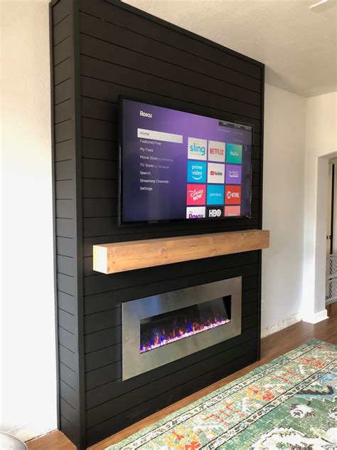 Available in custom sizing, and in a range of attractive textures, colors, and finishes, you'll easily one solution might be to cut a mantel in half and join the pieces for your l shape? DIY Electric Fireplace Build