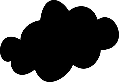 Black Cloud Clip Art At Vector Clip Art Online Royalty