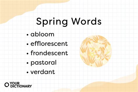 200 Spring Words To Make Your Vocabulary Bloom Yourdictionary