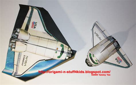 5 Best Images Of Space Shuttle Paper Airplane Printable Paper