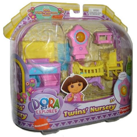 Dora The Explorer Magical Welcome House Twins Nursery Toy Doll Play Set