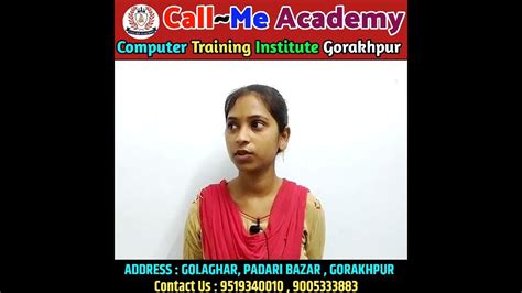 Call Me Academy Computer Coaching Center Gorakhpur Computer Classes