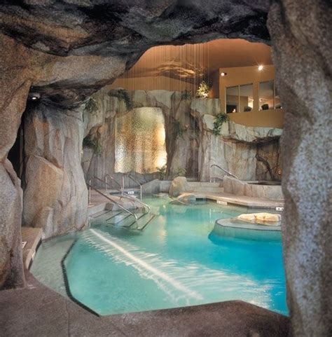 Beautiful Indoor Pool Looks Like A Cave Pretty Rooms And Decorating I