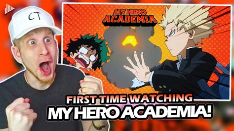 First Time Watching My Hero Academia Youtube