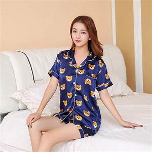 Aliexpress Com Buy Jrmissli Summer Women Pajamas Sets Bear Printed