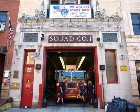 Fdny Firehouse Squad 1 Park Slope Brooklyn New York City Fdny