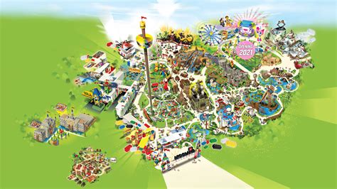 Parkmaps Parkplan Plattegrond Legoland® Billund Freizeitpark