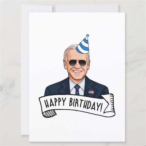 Happy Birthday From Joe Biden Card