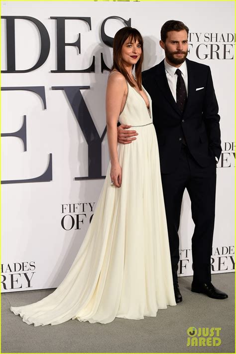 Jamie Dornan Dakota Johnson Premiere Fifty Shades Of Grey In London