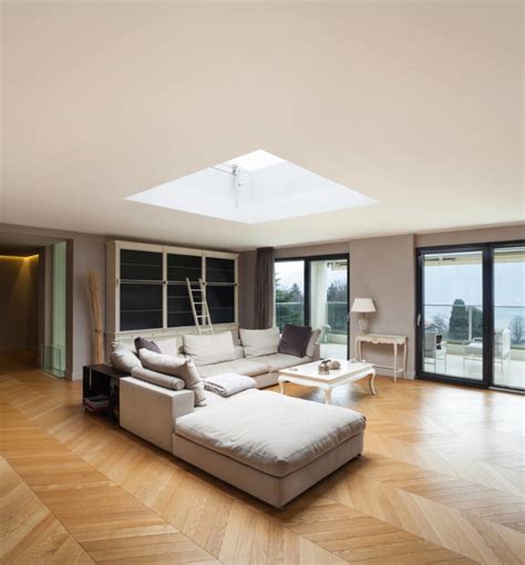 Such skylights help in creating a bright space and offer warmth throughout the day. 30 Naturally Lit Living Rooms with Skylights (PICTURES)