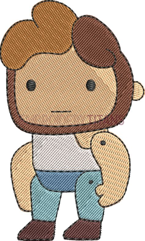 Tiny Scribblenauts Free Machine Embroidery Design Download In Pes Jef