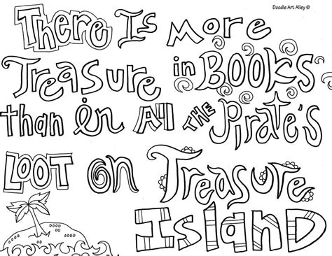 Learning Quote Coloring Pages From Doodle Art Alley Free And Easy To