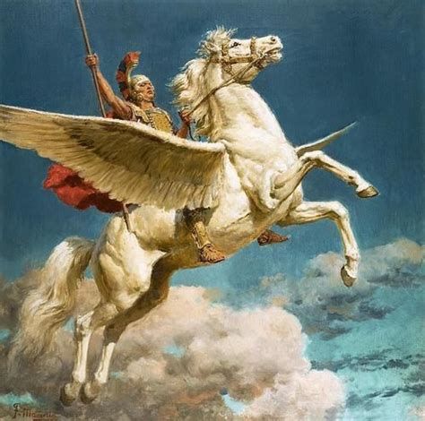 Fortuna Mataia Pegasus The Winged Horse Cartelesillustration