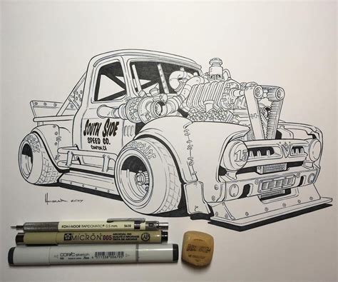 You draw, and a neural network tries to guess what you're drawing. Pin by Christen King on new drawings | Cool car drawings ...