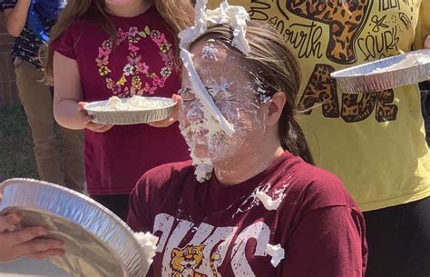 Kingsfield Elementary Teachers Get Pied In The Face For Relay For Life