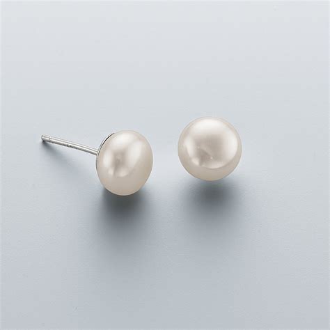 8mm Pearl Stud Earrings Earrings Pia Jewellery Direct