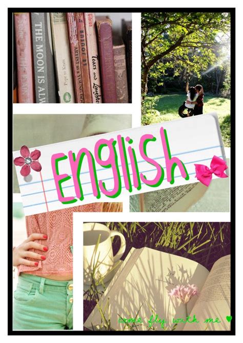 English Binder Cover | Binder covers, Clothes design, Prep school