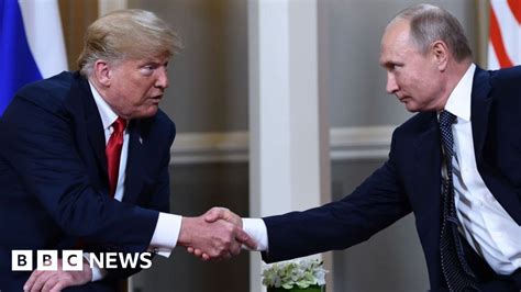 trump calls putin and talks of russian hoax bbc news