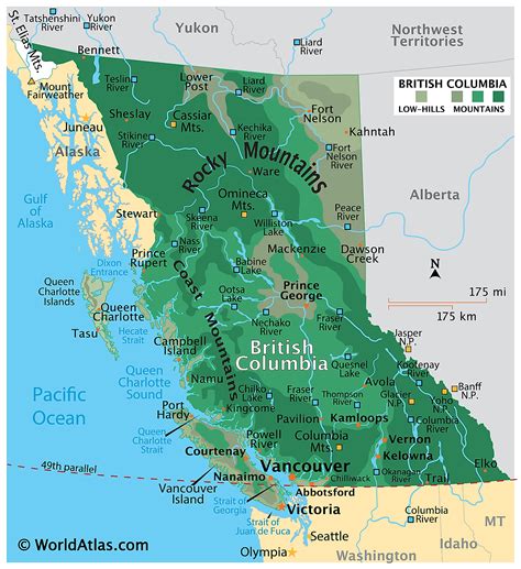 British Columbia Map Photos Cantik