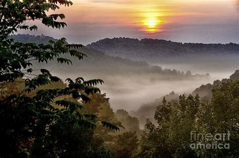 West Virginia Mountain Sunrise Photograph By Thomas R Fletcher Fine