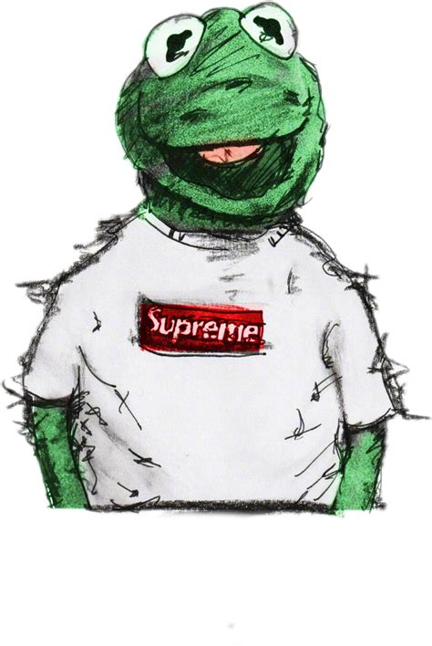 Supreme Frog Hiphop 嘻哈 说唱 Freetoedit Sticker By Kingram14