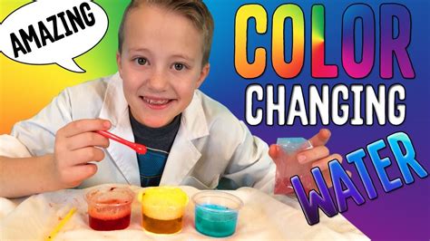 Magic Color Change Experiment Youtube