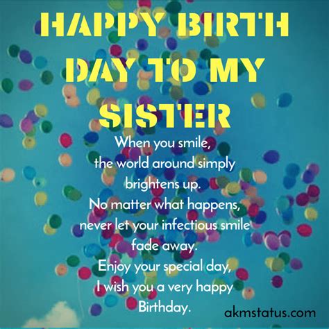 Happy Birthday To Sister Birthday Wishes For Sister Happy Birthday
