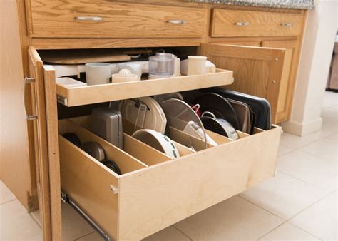 Kitchen Cabinet Rolling Shelves Standalone