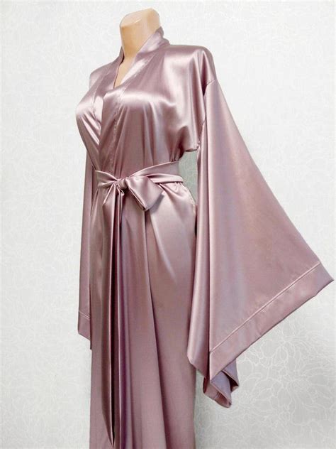 Silk Robe Many Colors Silk Kimono Robe 100 Pure Natural Pink Silk Robe