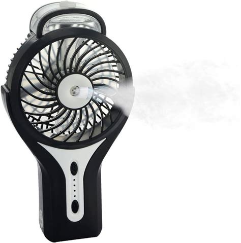 Intsun Mini Handheld Usb Misting Fan With Personal Cooling Mist Humidifier Rechargeable Portable