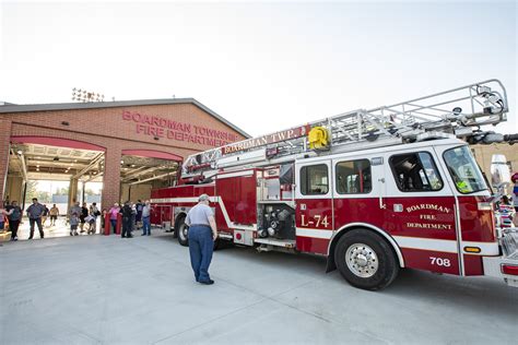 New Fire Station Open House Draws Big Crowd Boardman Township A