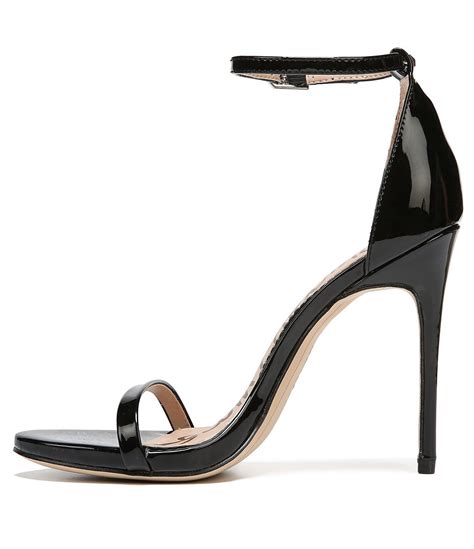 Special Occasion Ariella Patent Leather Ankle Strap Dress Sandals Black Sam Edelman Womens