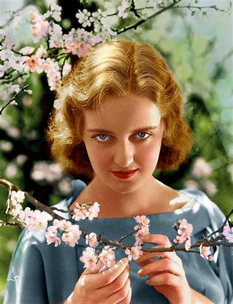 Colors For A Bygone Era Colorized Bette Davis In Her 20s