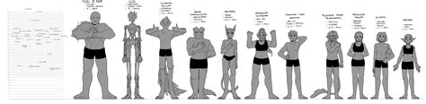 Art Oc Made A Height Chart Of The 31 Pcs Running Around In Our